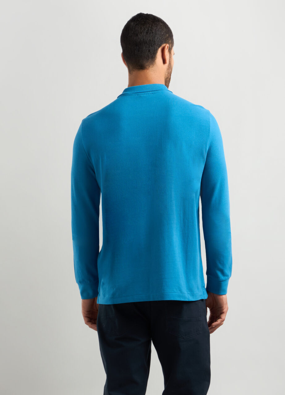Alternative view of Muška polo majica s dugim rukavima od čistog pamuka Piquet