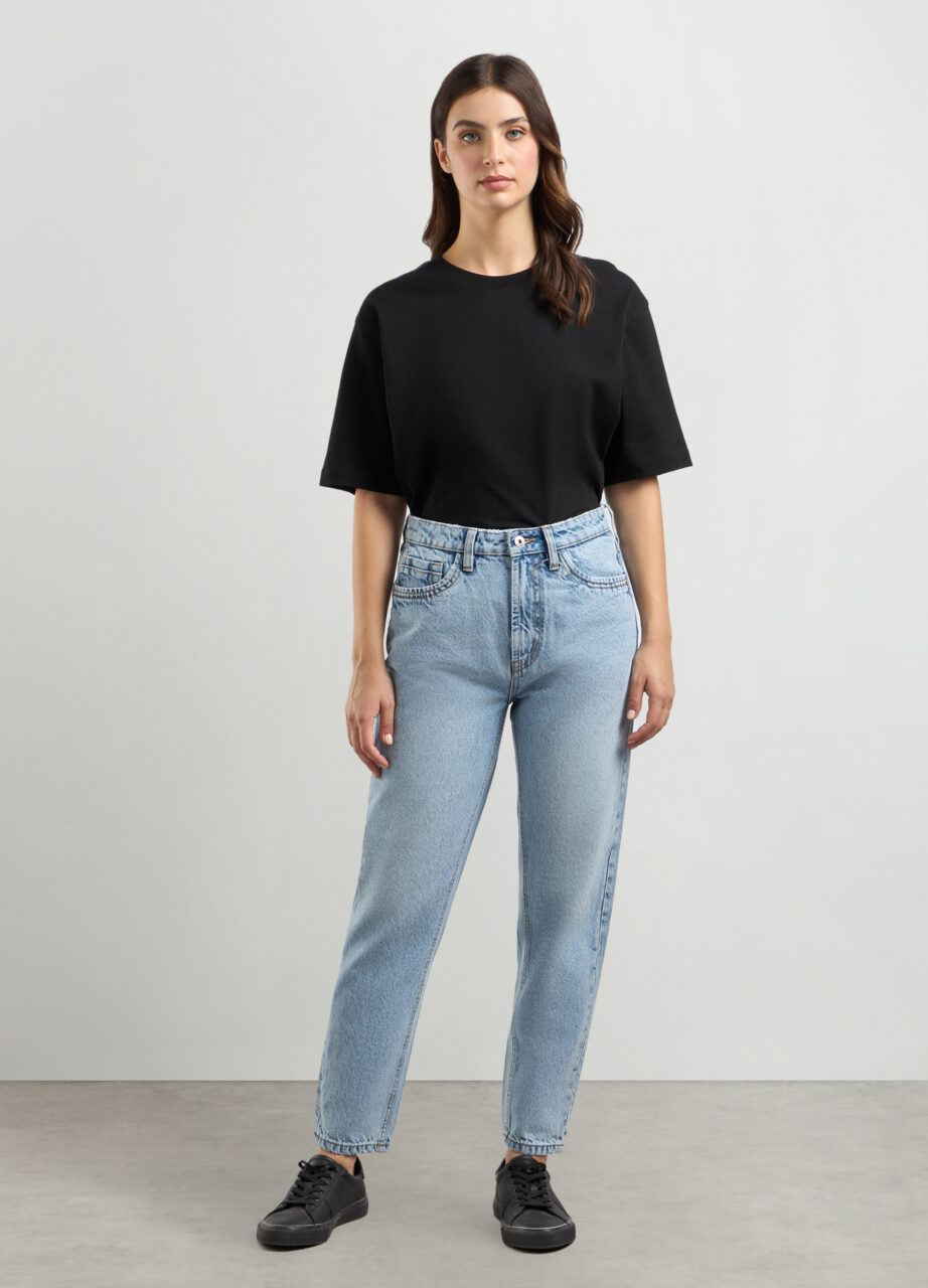 Hlače od čistog pamuka u mom fit kroju za žene