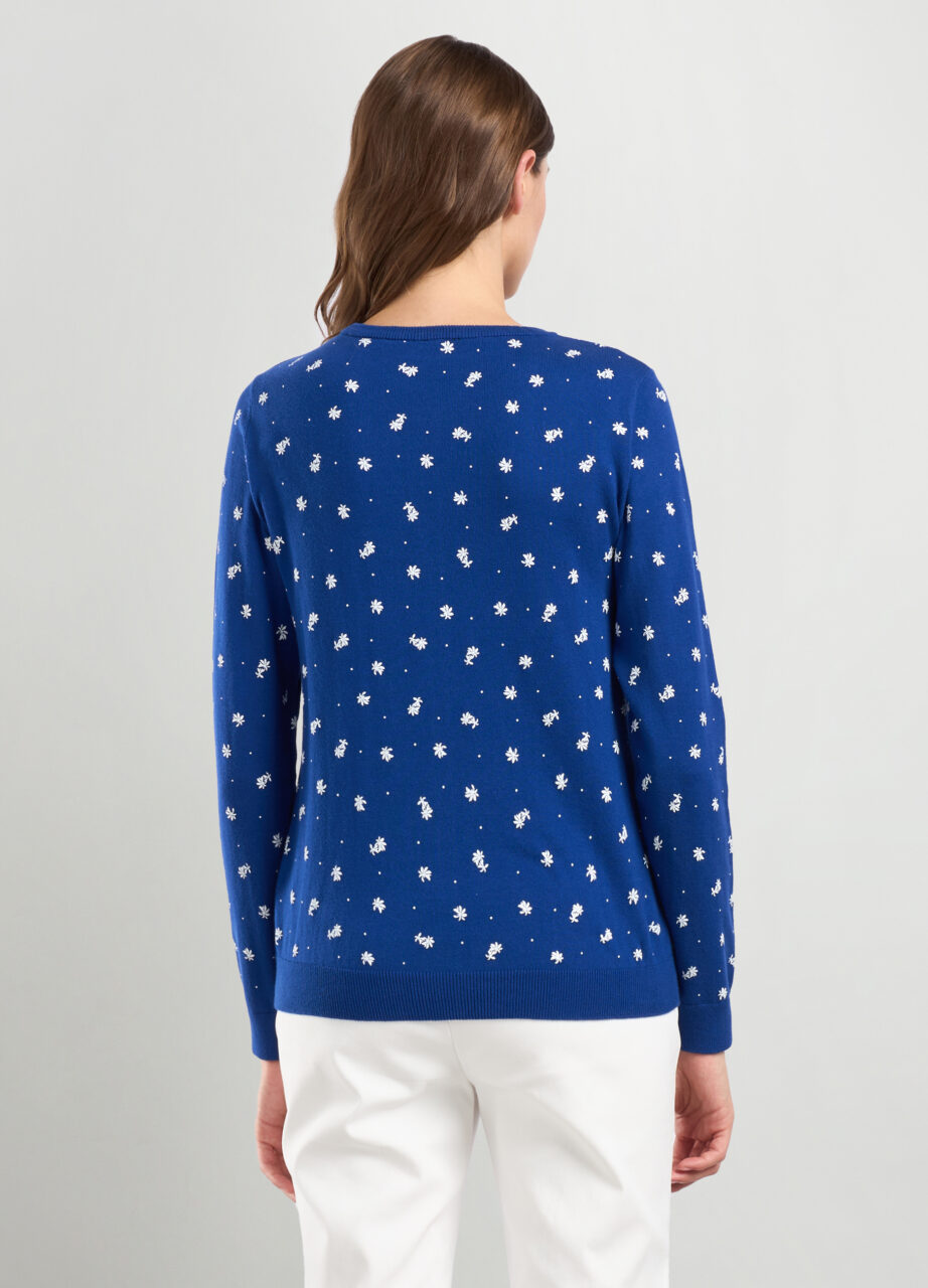 Alternative view of Kardigan od mješavine pamuka s printom