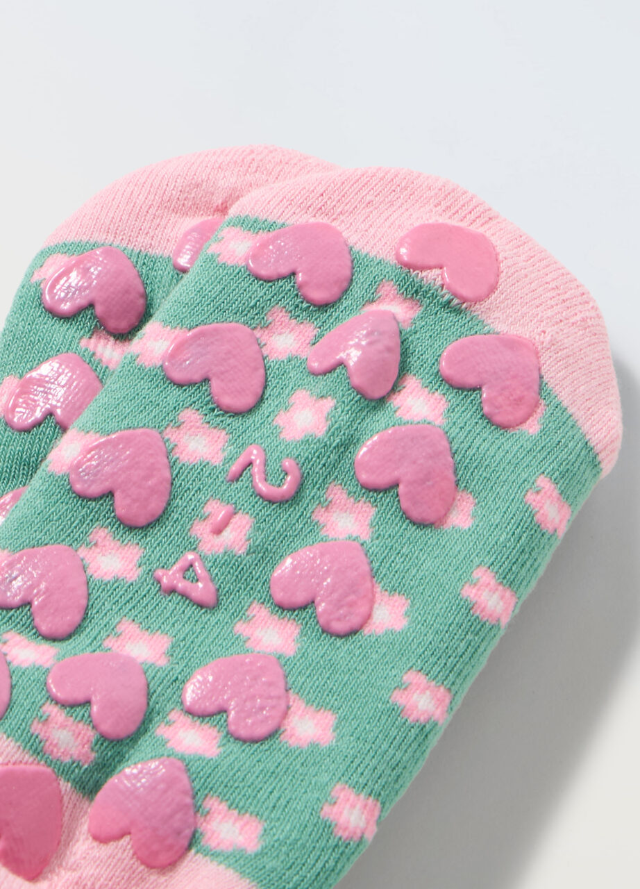 Alternative view of Čarape protiv klizanja s elastikom za djevojčice