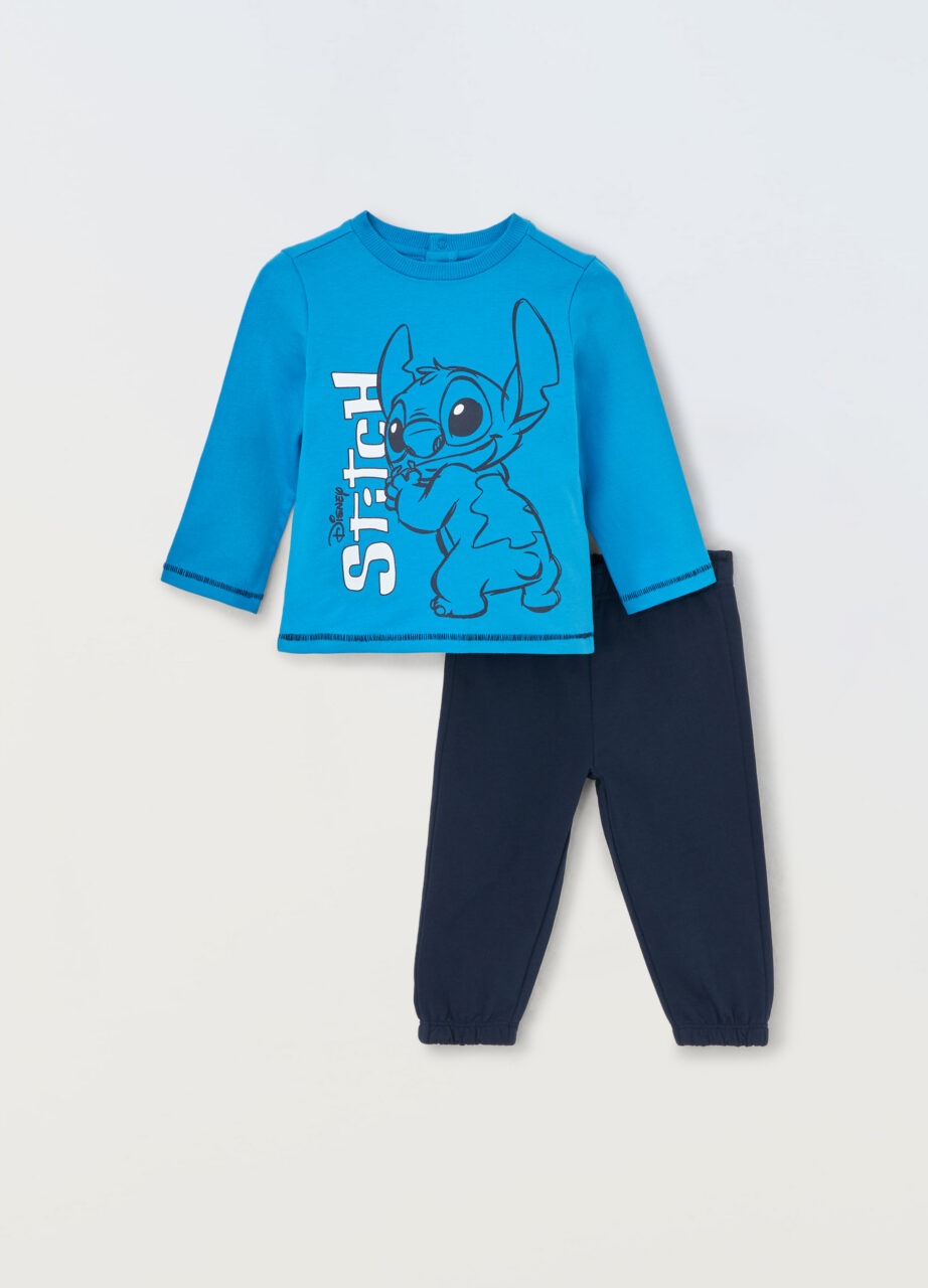 Komplet Lilo & Stitch od čistog pamuka french terry