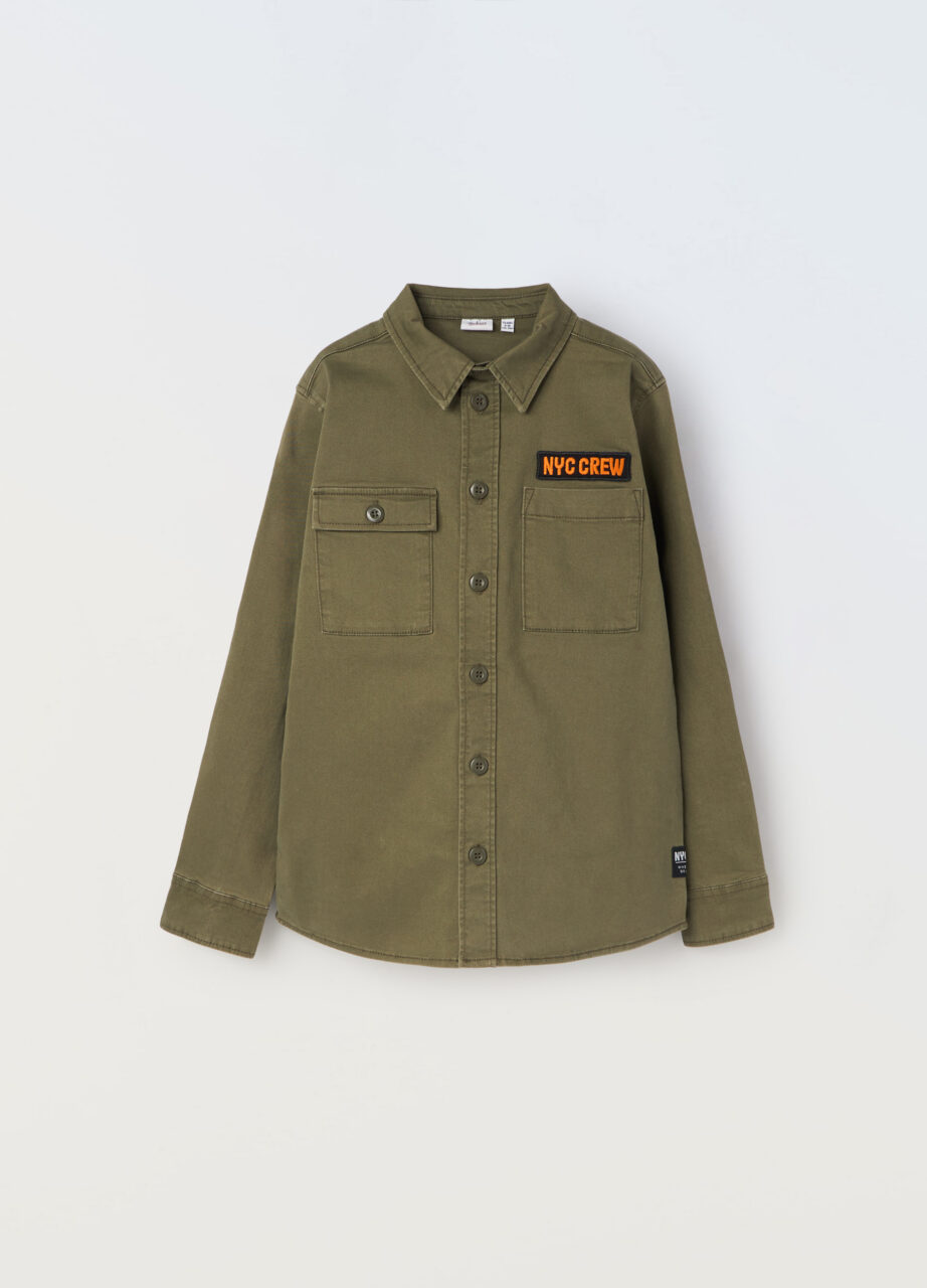 Košulja od rastezljivog pamuka za dječake