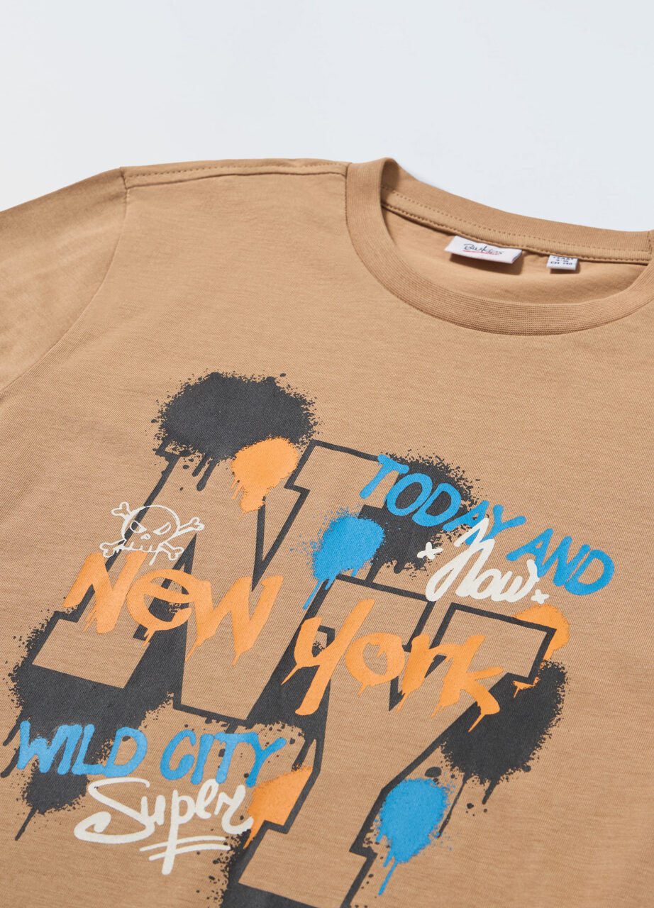 Alternative view of Majica od čistog pamuka s dugim rukavima za dječake