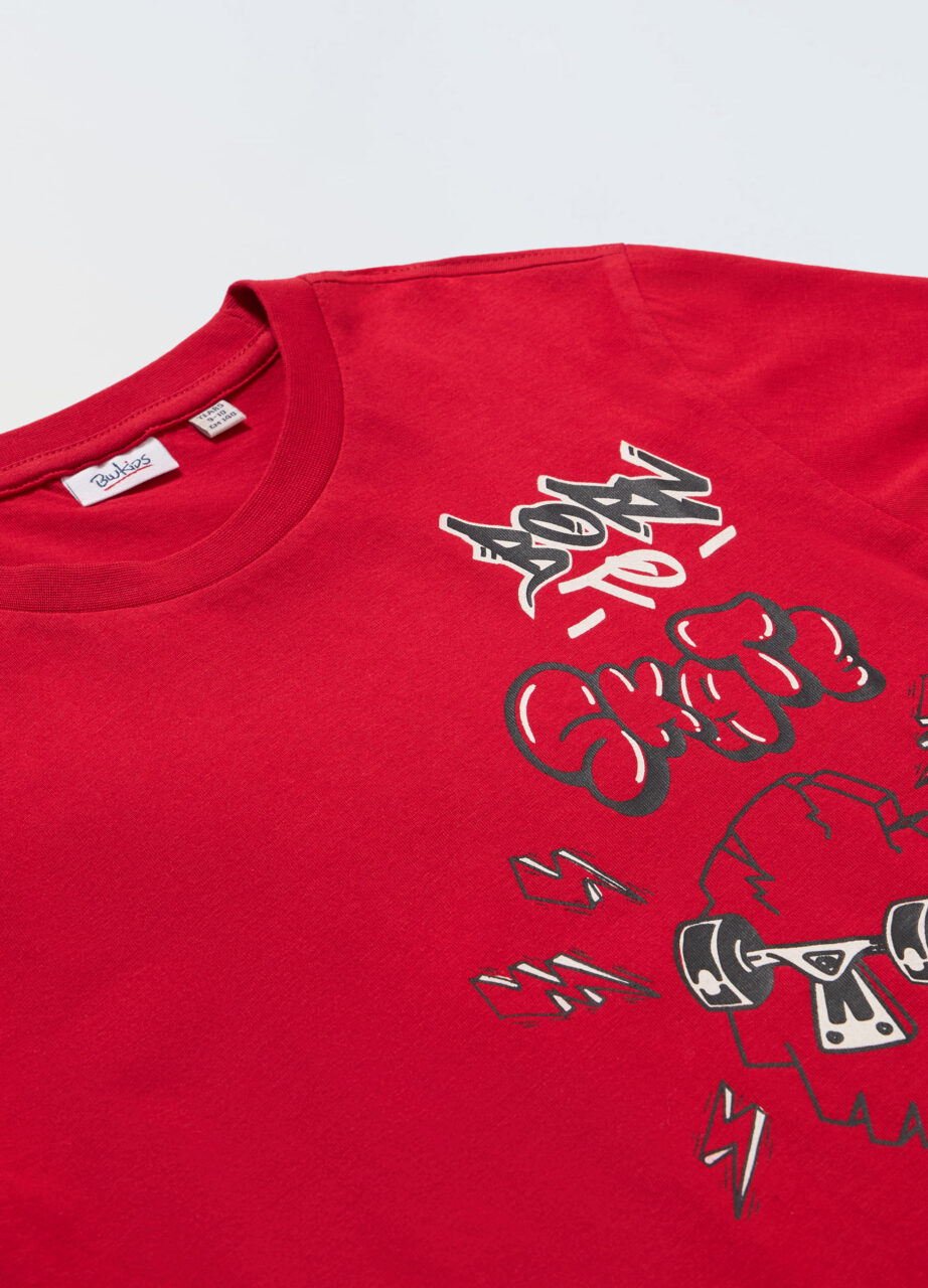 Alternative view of Majica od čistog pamuka za dječake s dugim rukavima