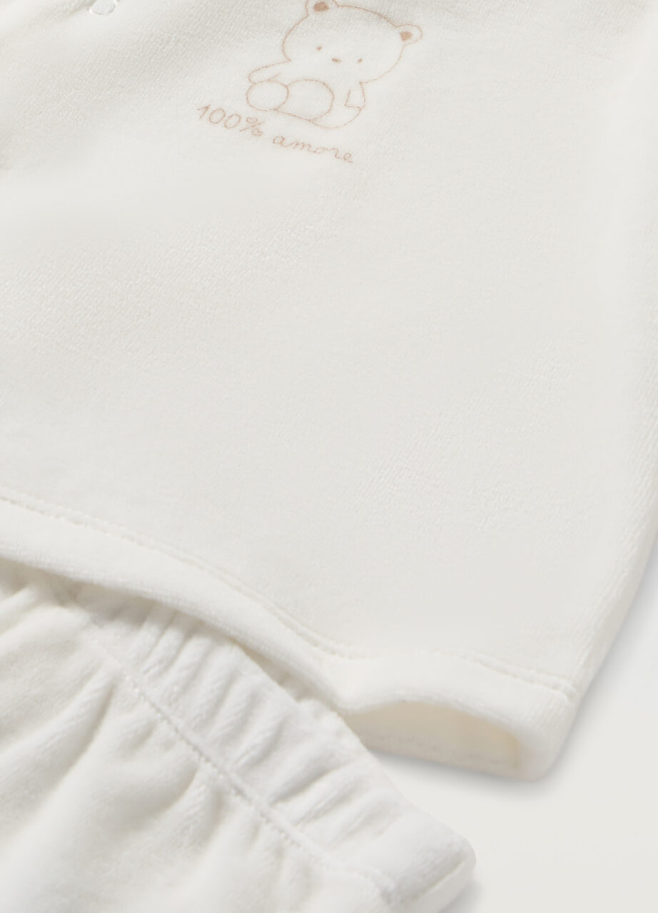 Alternative view of Set od mješavine velura i pamuka