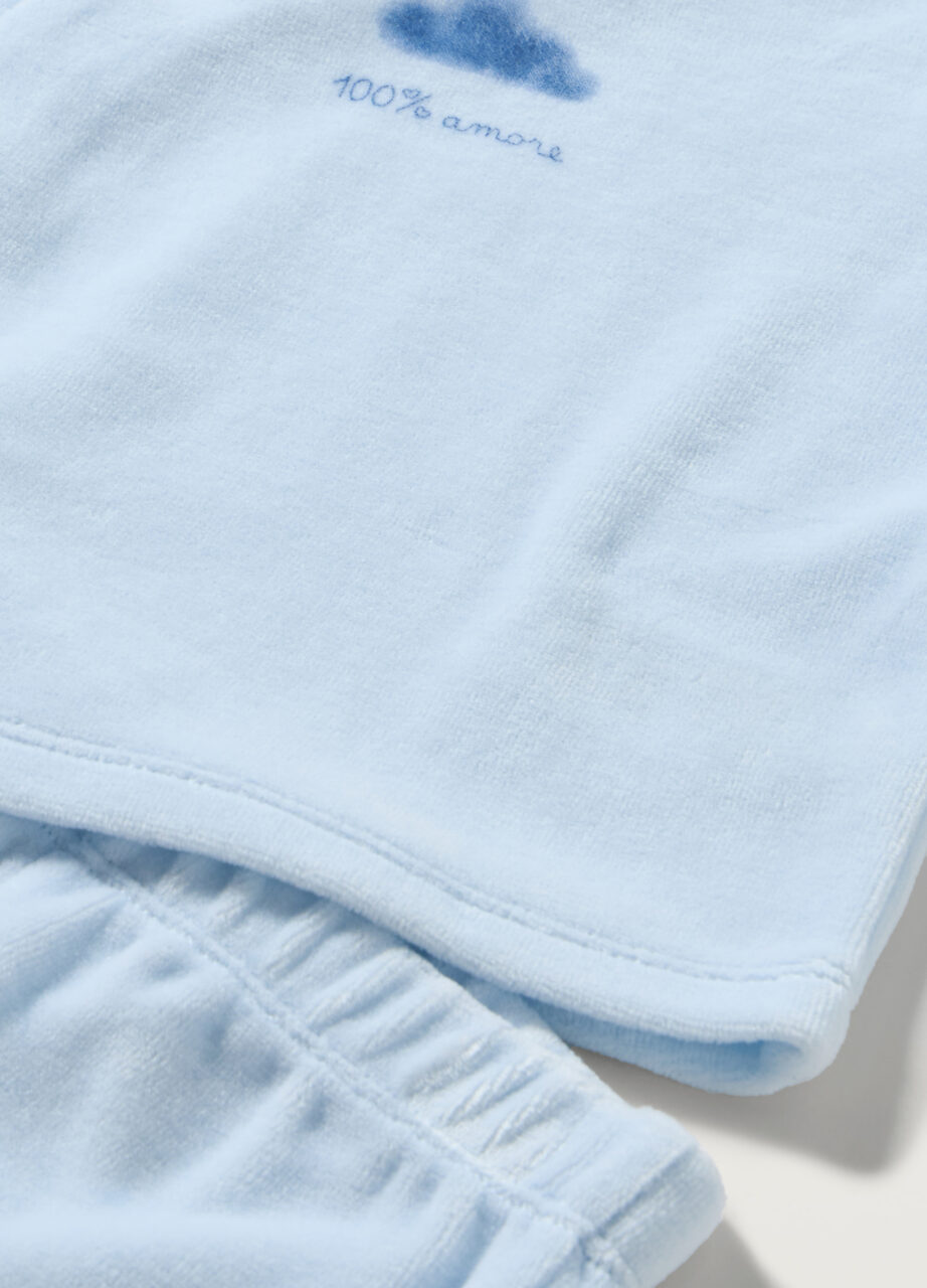 Alternative view of Set od mješavine velura i pamuka