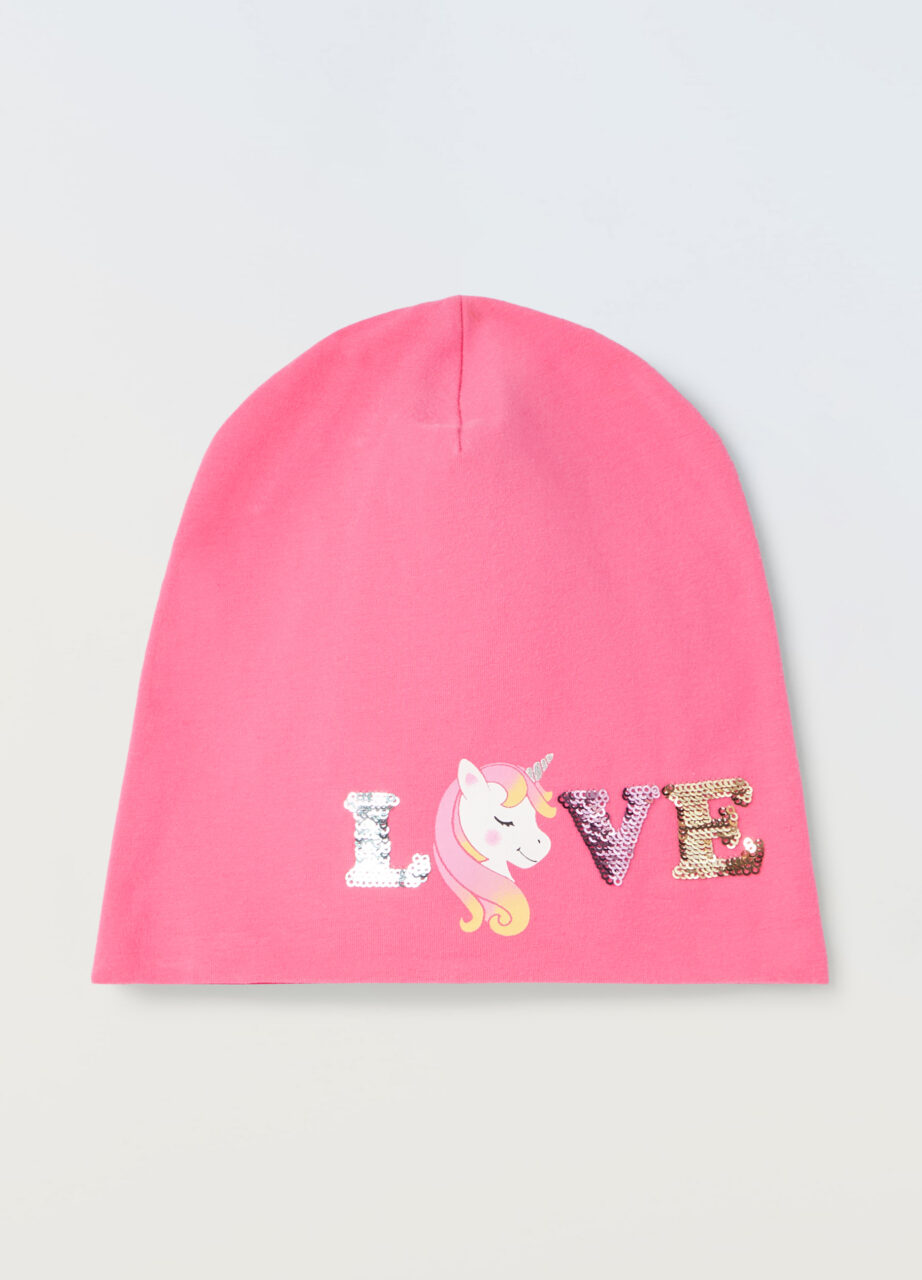 Kapa od pamuka s rastezljivim šljokicama