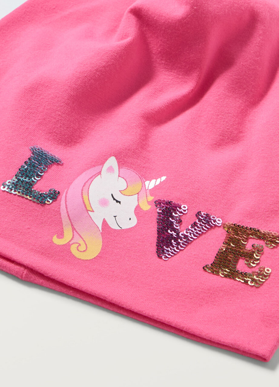 Alternative view of Kapa od pamuka s rastezljivim šljokicama