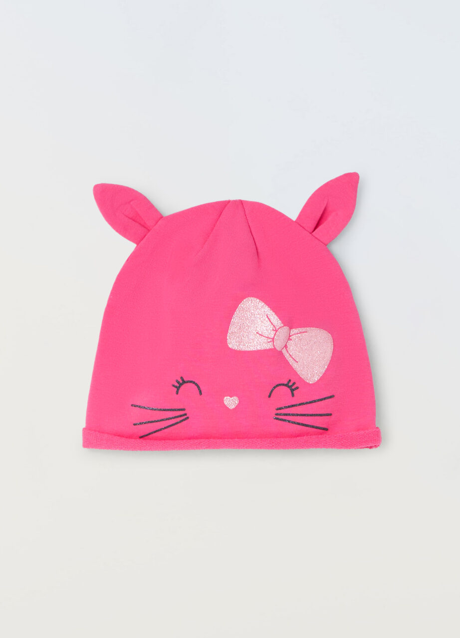 Kapa pamučna s elastinom i ušima