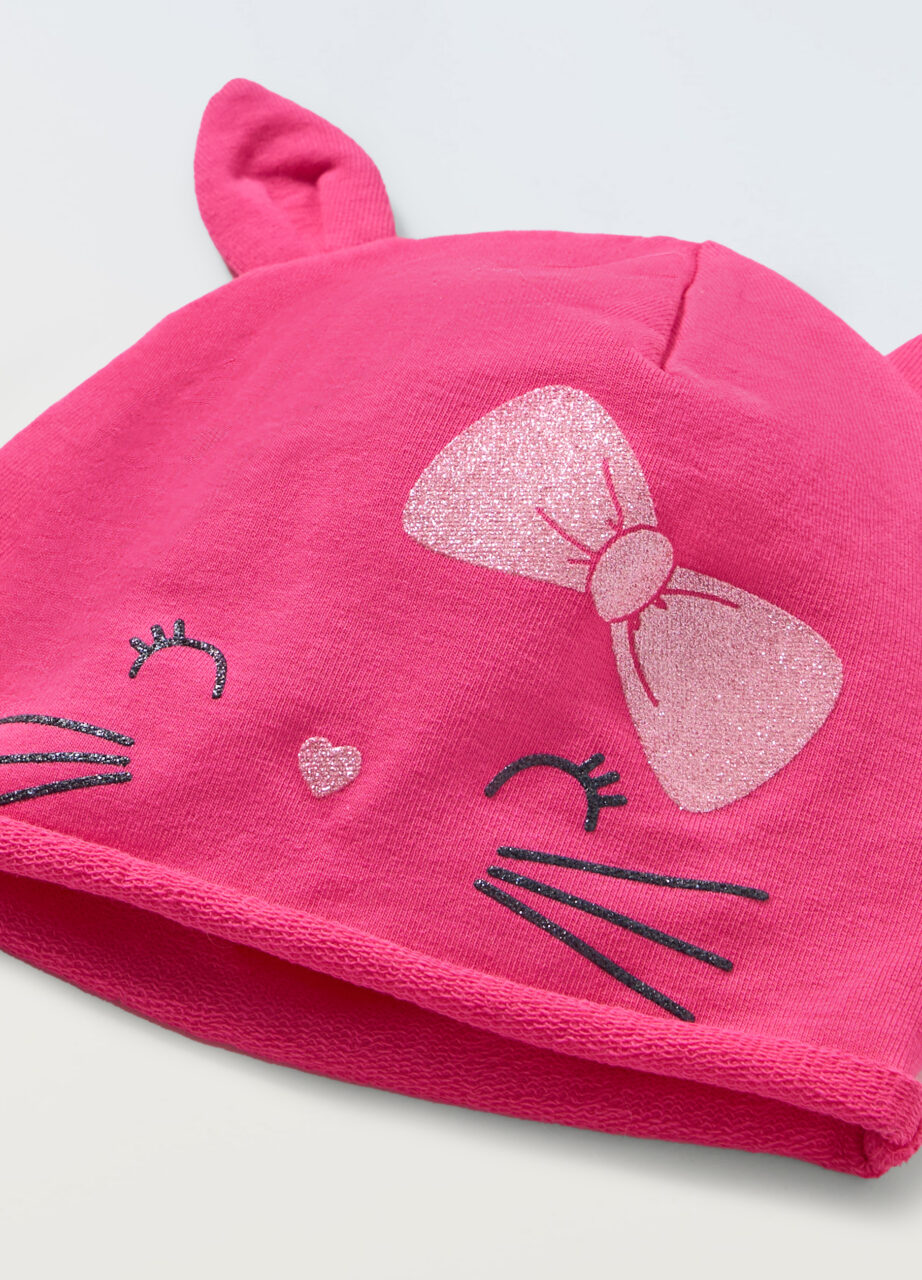 Alternative view of Kapa pamučna s elastinom i ušima