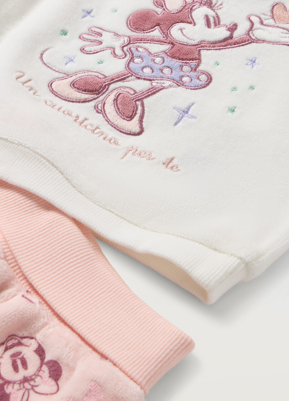 Alternative view of Set od velura s volančićima Minnie Mouse za novorođenčad