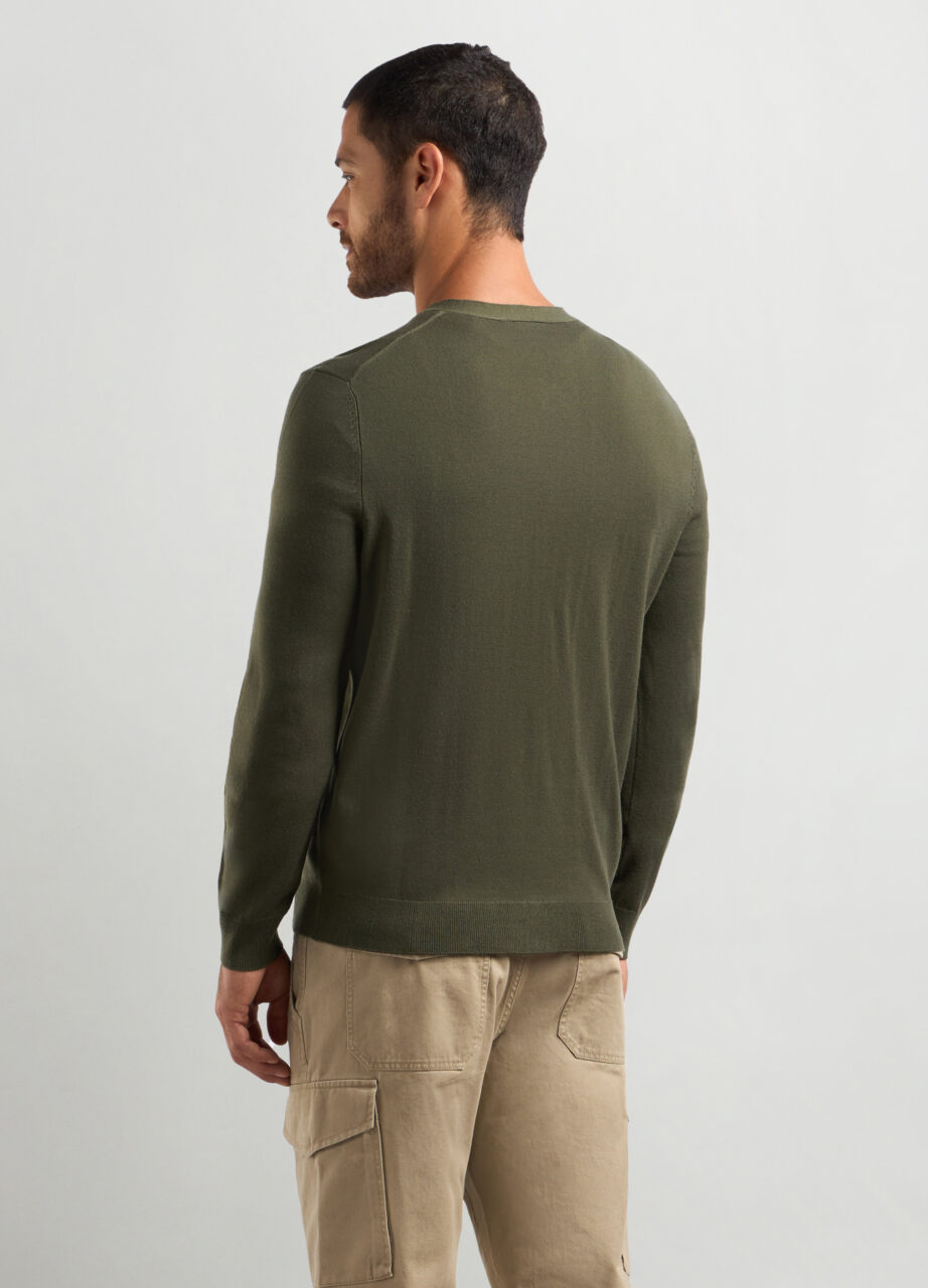 Alternative view of Muški trikotažni kardigan, jednobojan