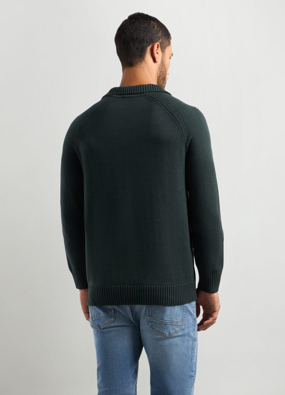 Alternative view of Muški trikotažni pulover od mješavine pamuka.