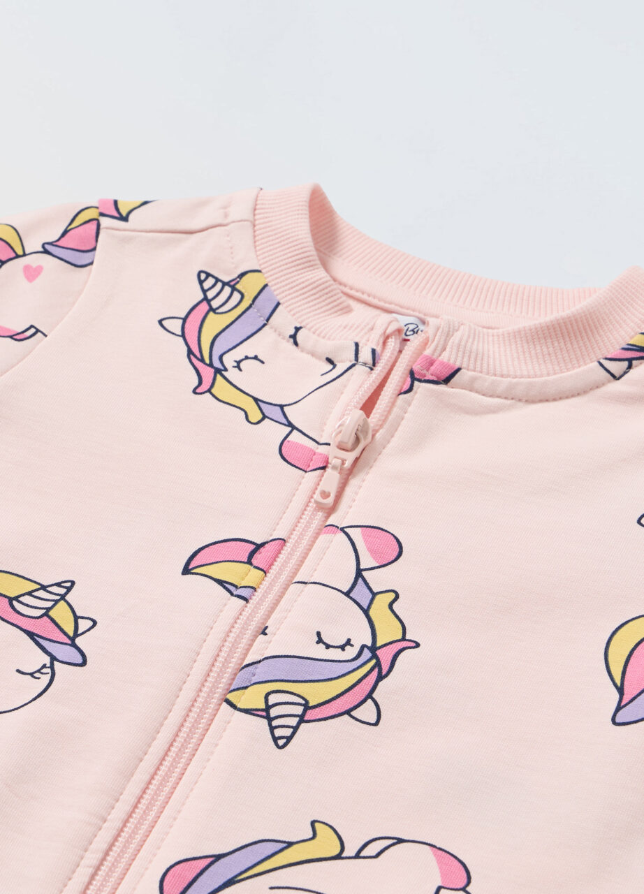 Alternative view of Kardigan s patentnim zatvaračem od rastezljivog french terry