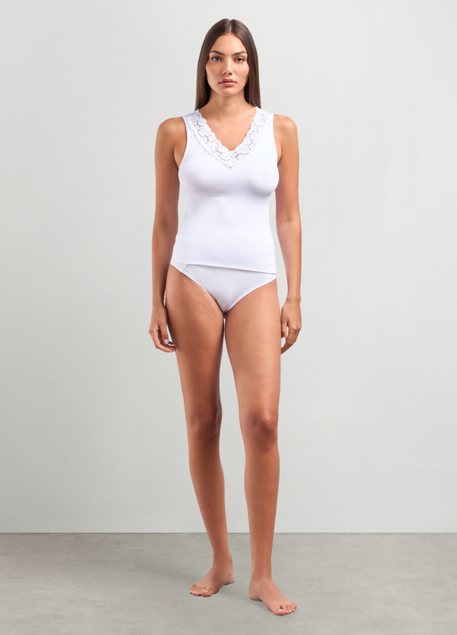 Potkošulja od stretch pamuka za žene