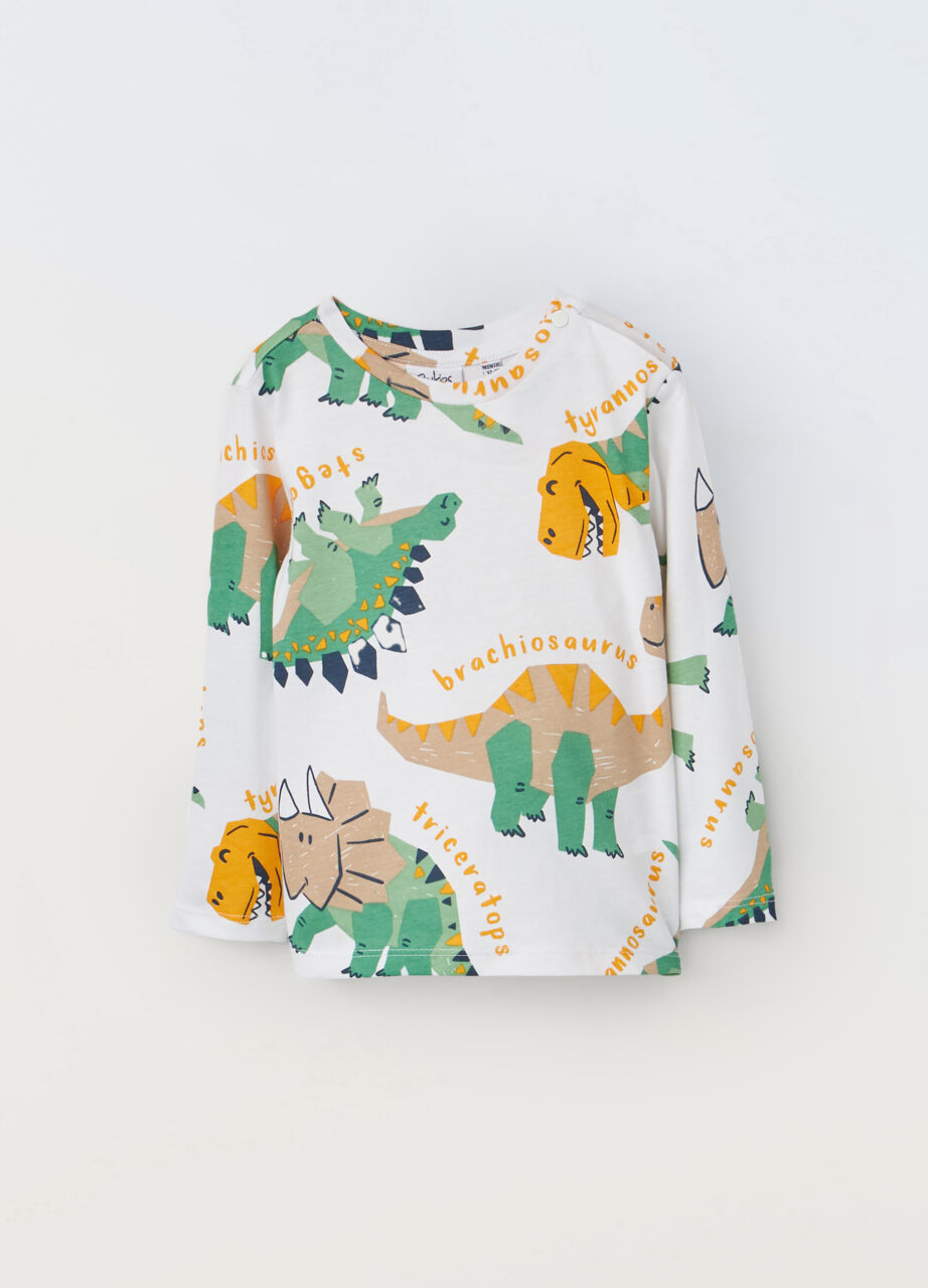 Majica s dugim rukavima od čistog pamuka