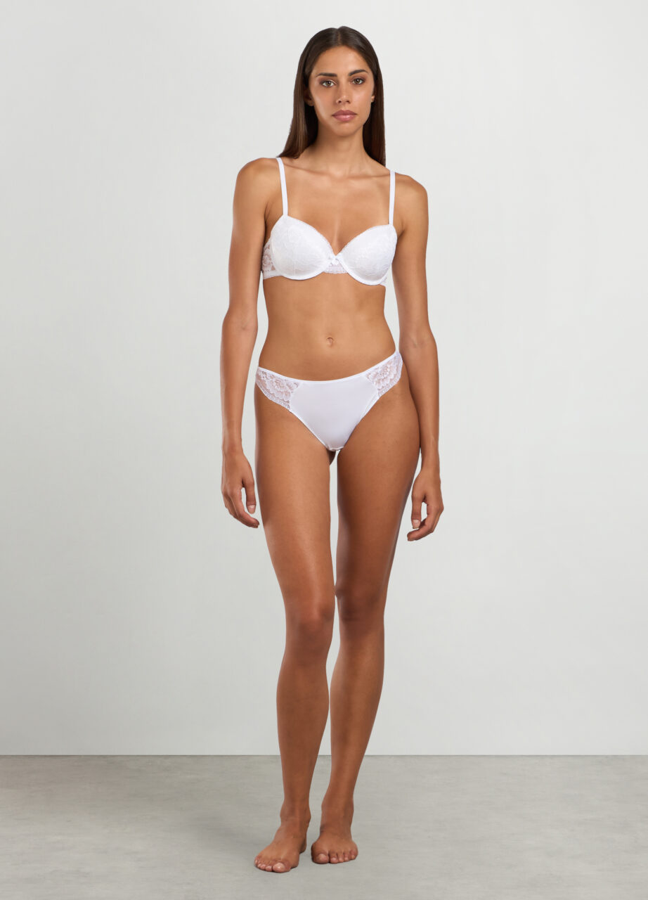 Brazilke gaćice od mikrofibera s čipkom za žene