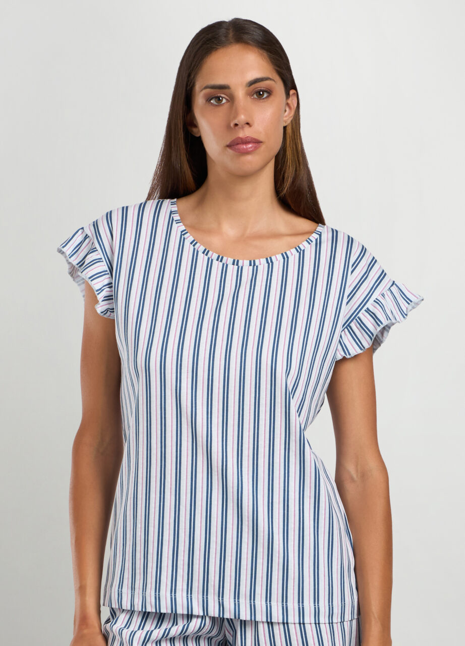 Pidžama gornji dio od čistog pamuka za žene