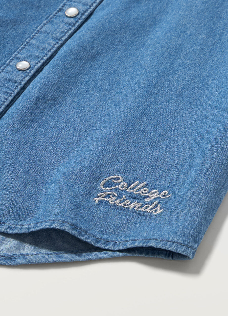 Alternative view of Dječija Chambray džins košulja