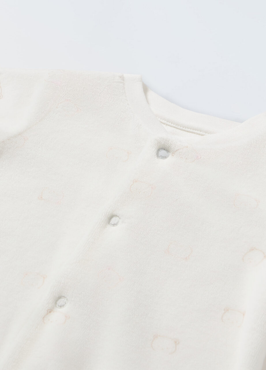 Alternative view of Kombinezon od velura s stopalima