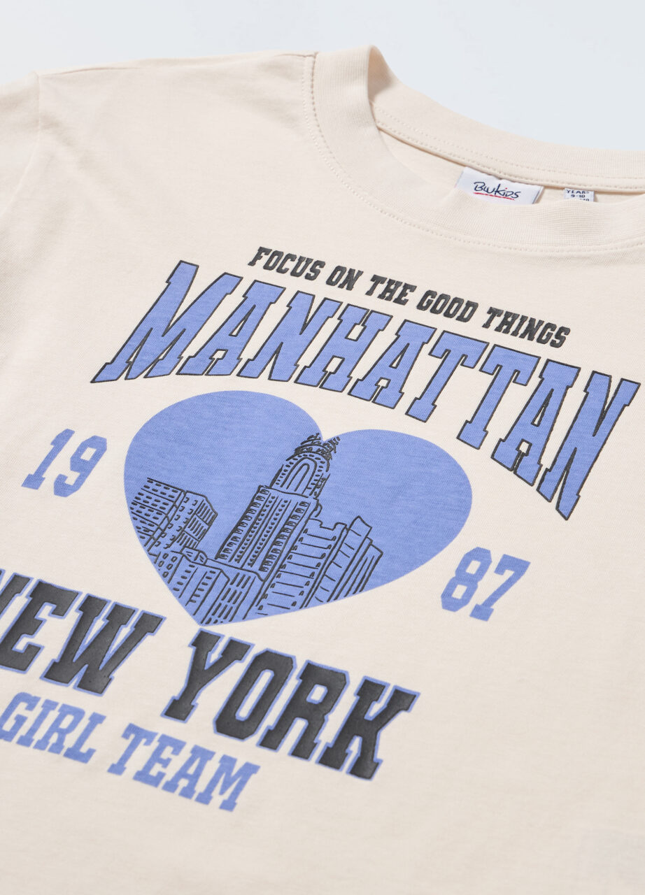 Alternative view of Dječija majica dugih rukava od čistog pamuka