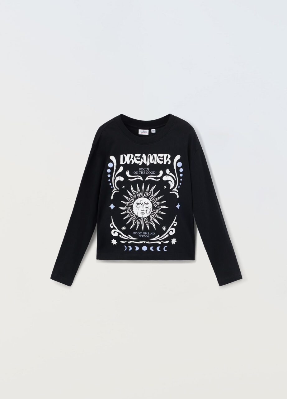 Dječija majica dugih rukava od čistog pamuka