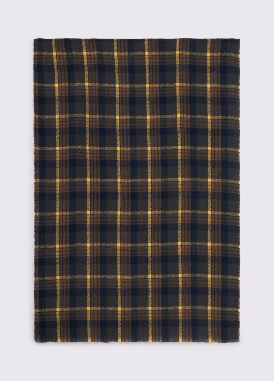 Muški karirani šal od flanela