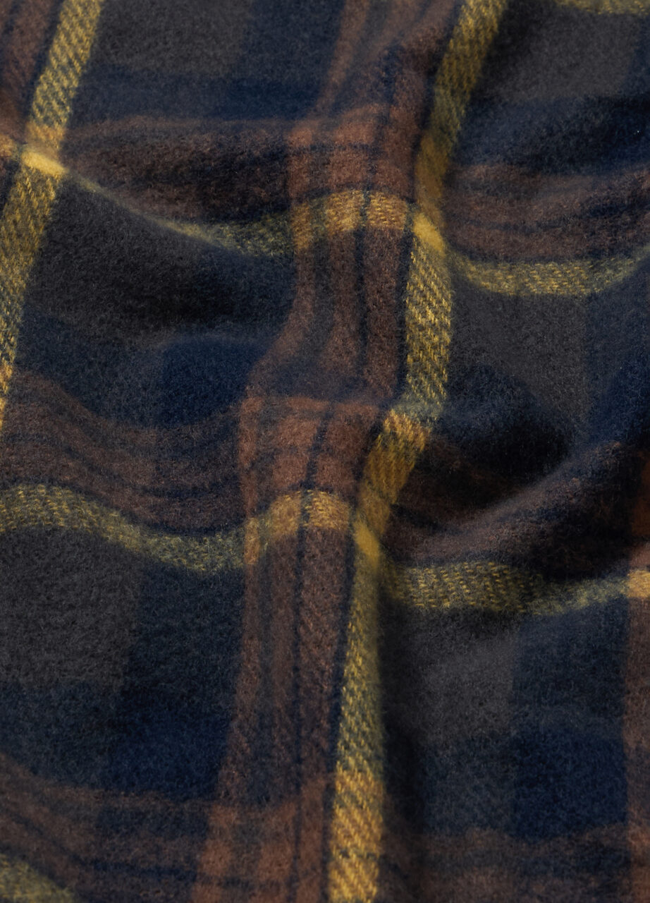 Alternative view of Muški karirani šal od flanela