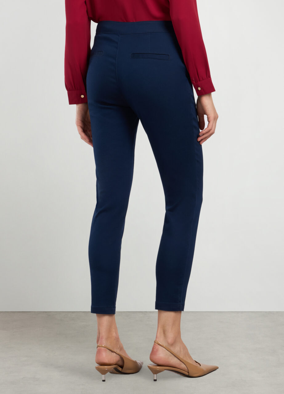 Alternative view of Hlače od mješavine rastezljivog pamuka za žene