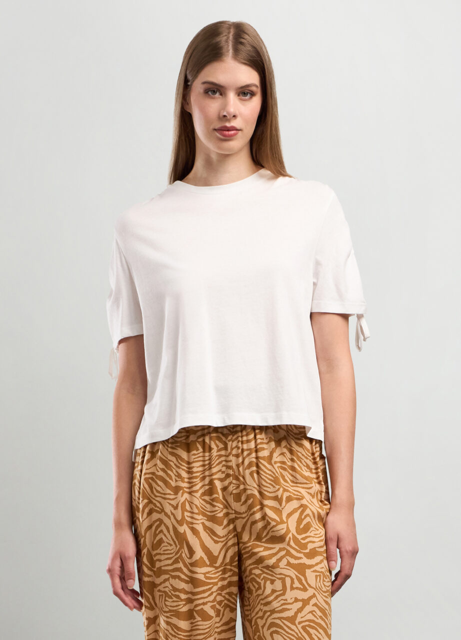 Ženska majica od čiste pamučne jersey tkanine