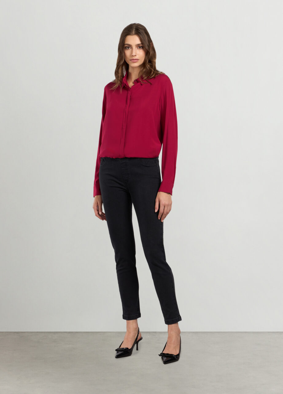 Hlače od rastezljivog denima za žene