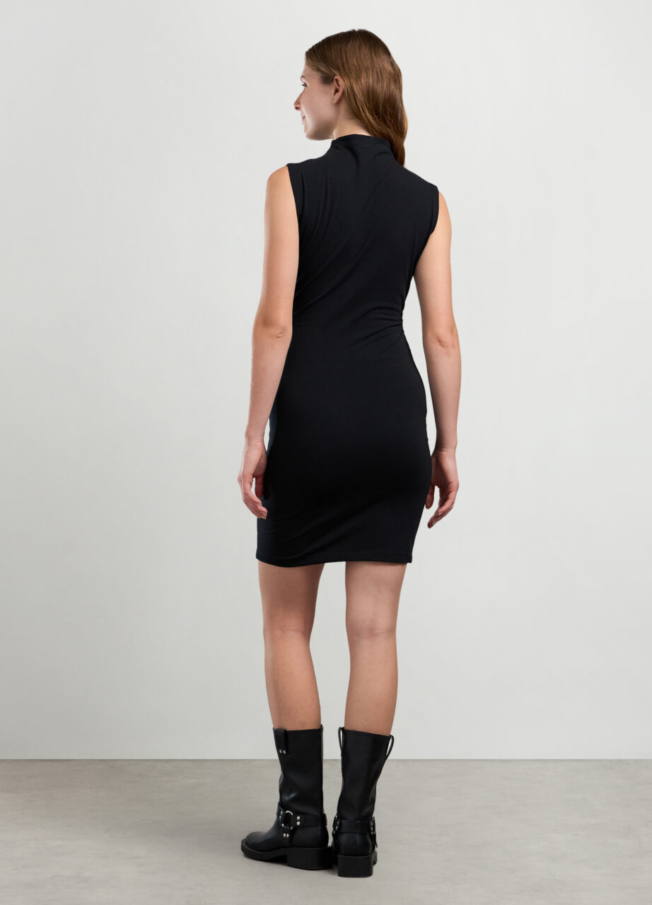 Alternative view of Kratka haljina bez rukava od rastezljivog pamuka za žene