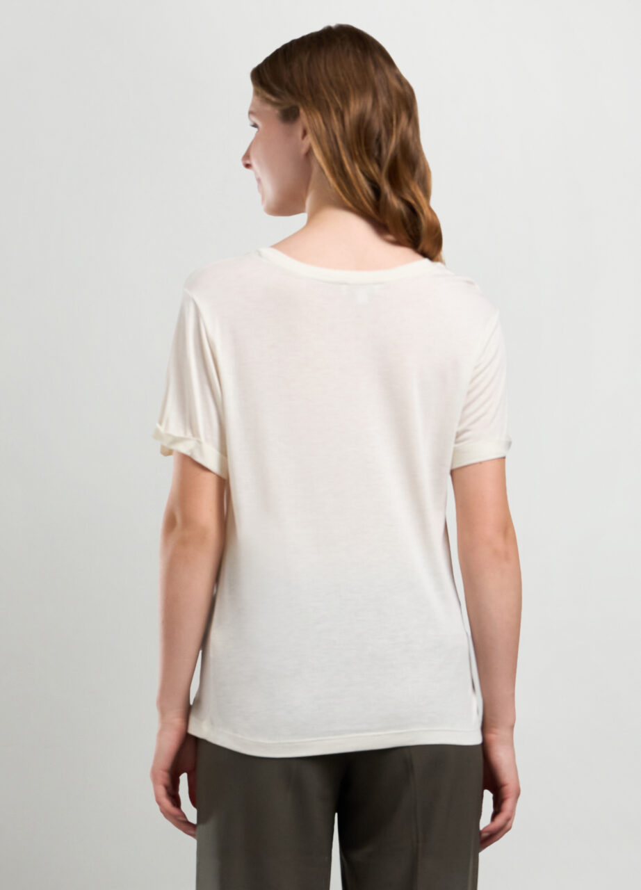 Alternative view of Majica od čiste viskoze za žene