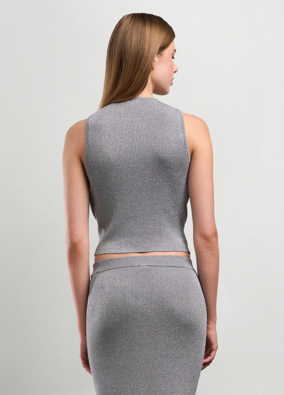 Alternative view of Top od kostina u mješavini viskoze za žene