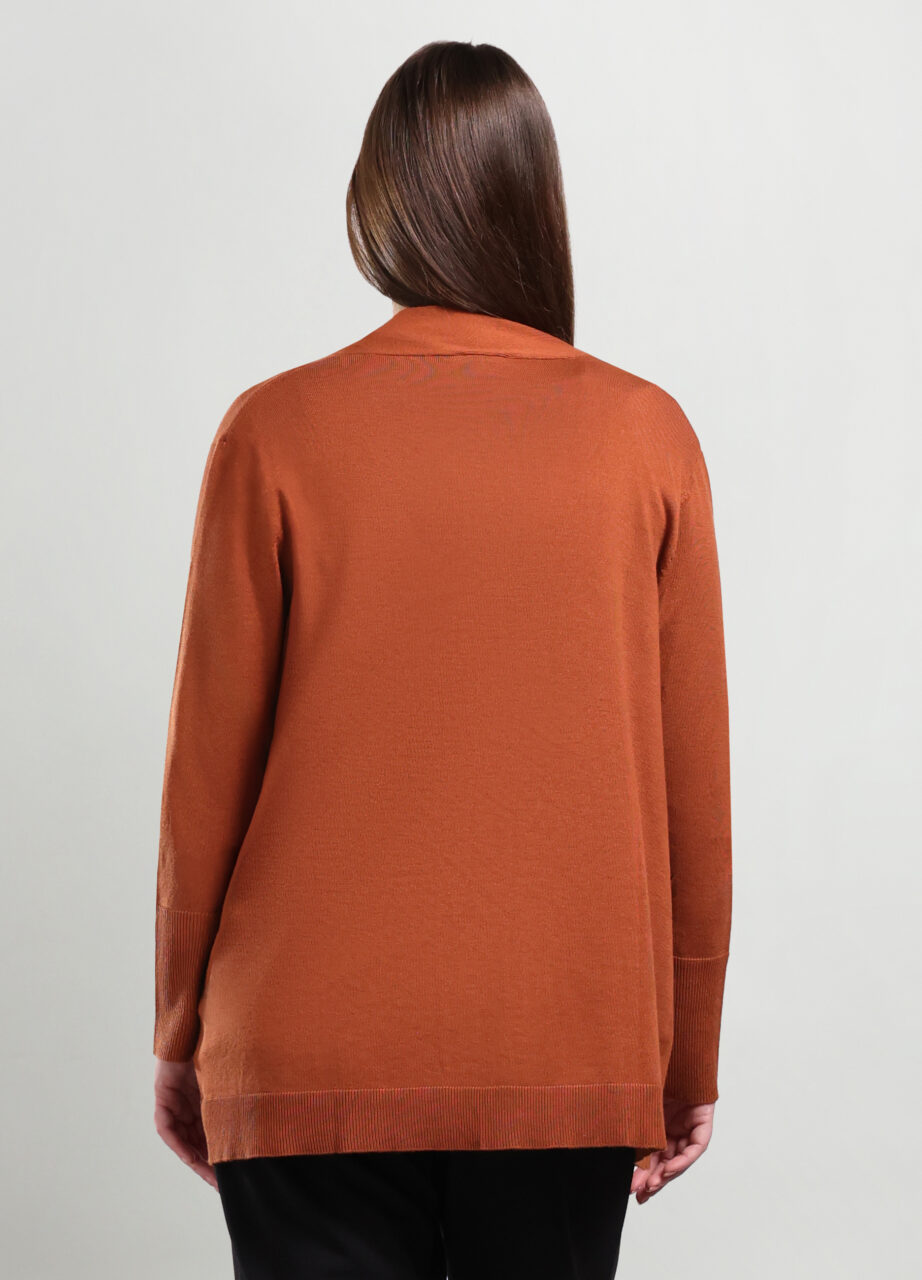 Alternative view of Kardigan od mješavine viskoze za punije žene