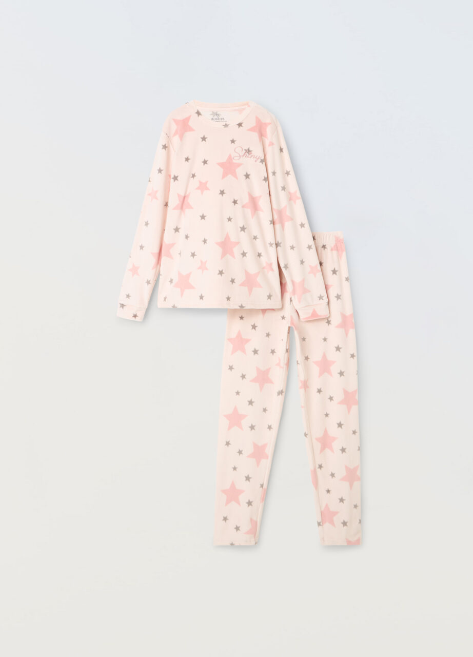 Duga pidžama od čistog pamuka za djevojčice