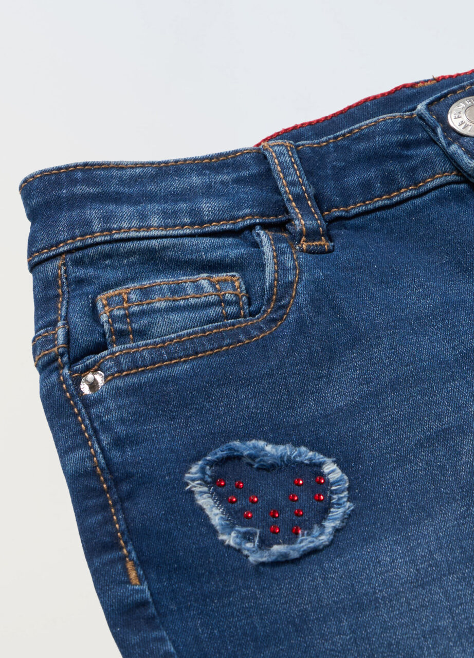 Alternative view of Jeans flare fit u denim stretch za djevojčicu