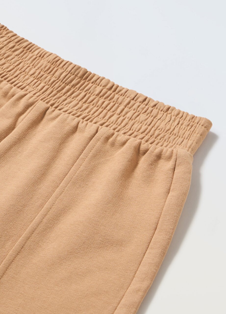 Alternative view of Hlače od pamuka s fleeceom i širokim nogavicama za djevojčice