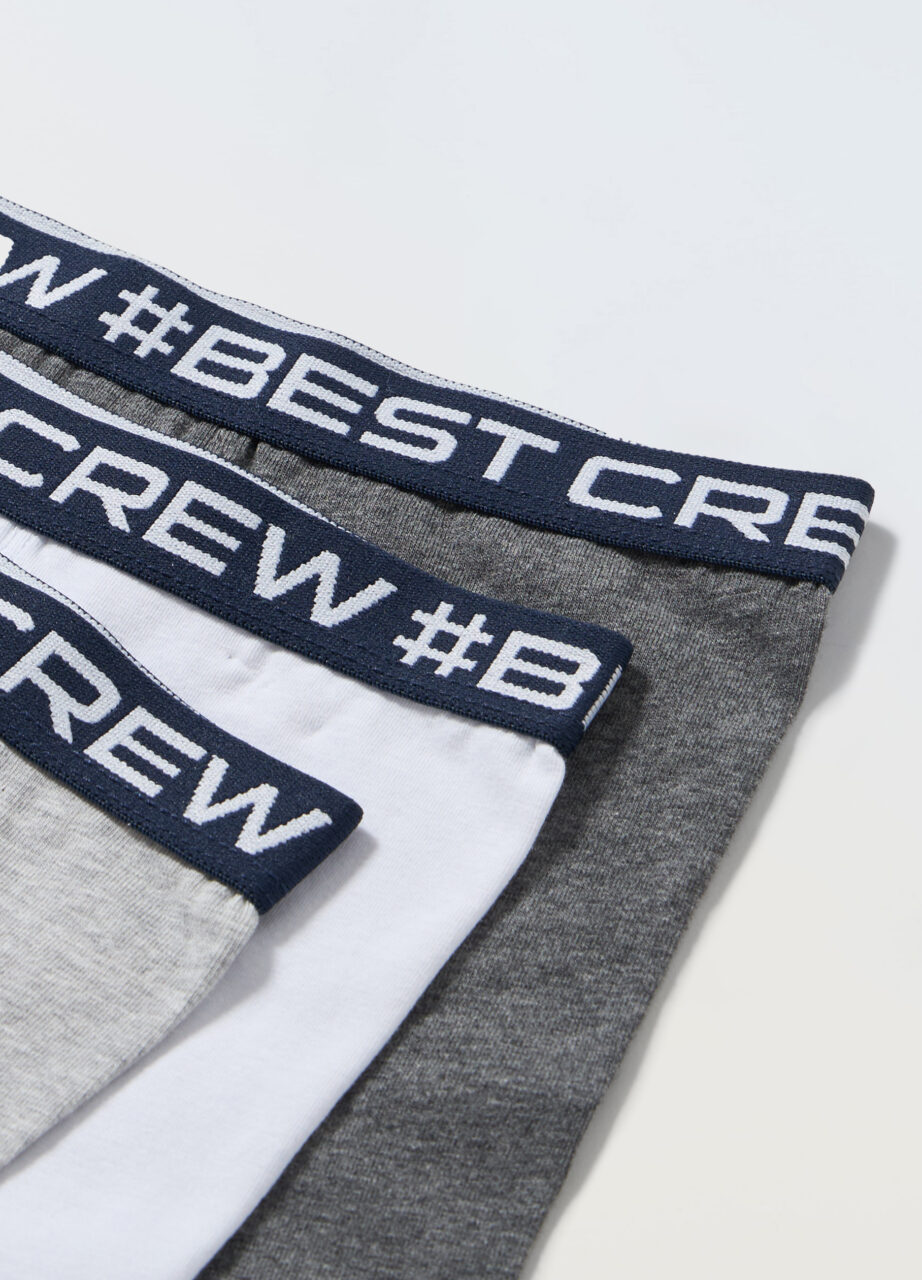 Alternative view of Pakovanje od 3 bokserica od rastezljivog pamuka za dječake