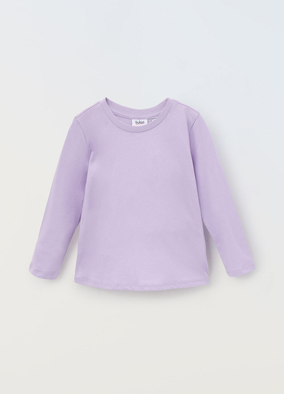 Majica s dugim rukavima od čistog pamuka za novorođenčad