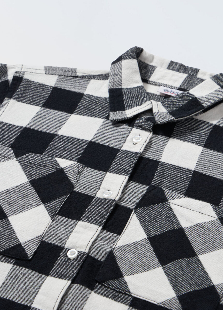 Alternative view of Košulja od flanela od čistog pamuka za djevojku