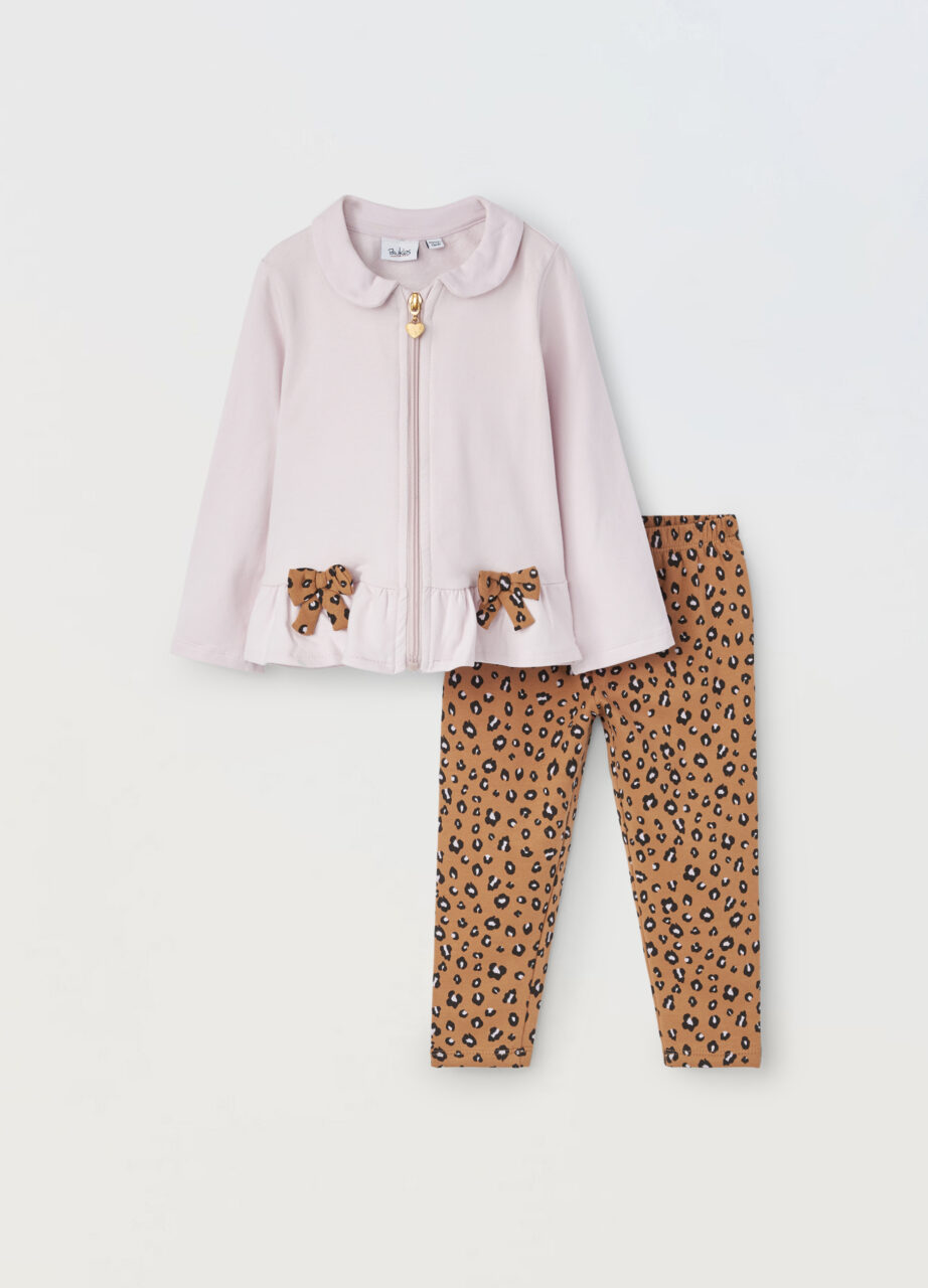 Komplet u fleece od pamuka za novorođenče