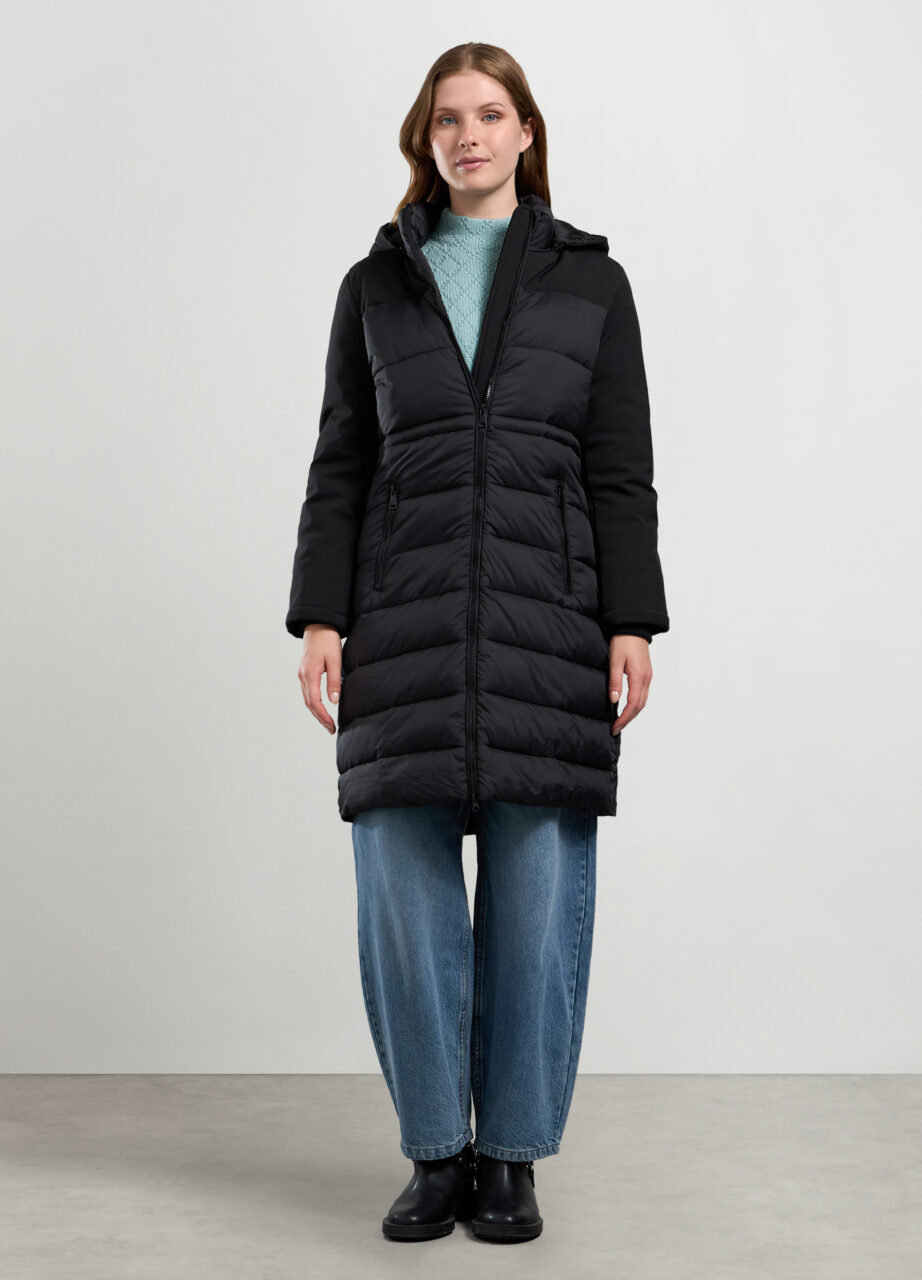 Duga jakna sa punjenjem za žene
