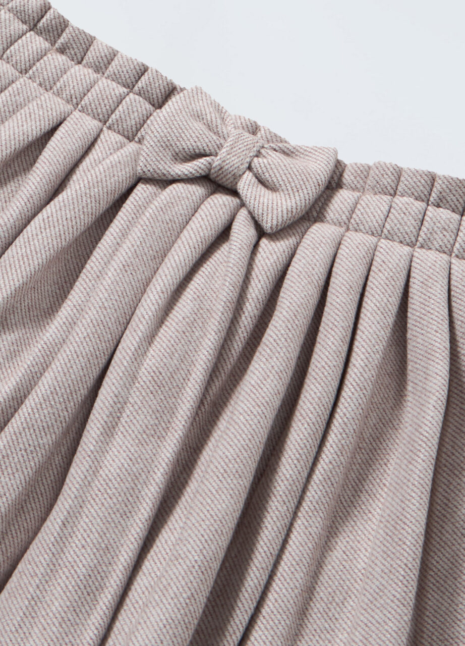 Alternative view of Mini suknja od mješavine viskoze za novorođenče