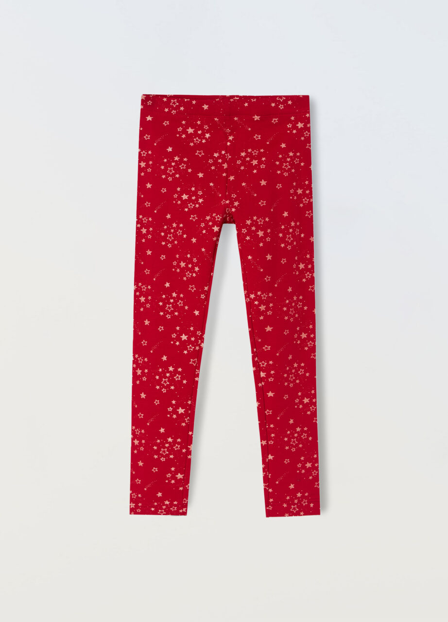 Trenerka od fleece pamuka s elastinom za djevojčice