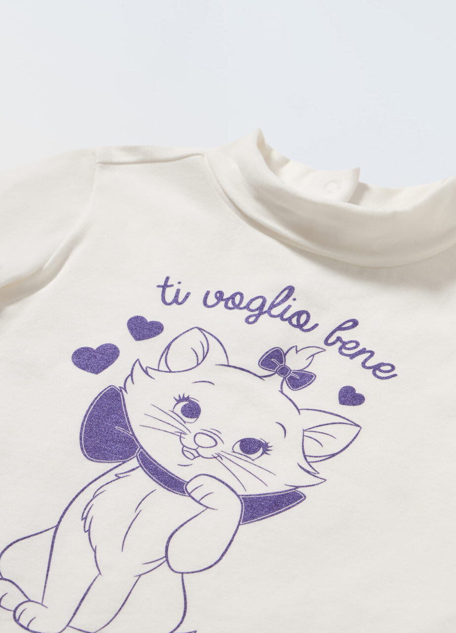 Alternative view of Rolka od jersey stretch s glitterom Disney Marie