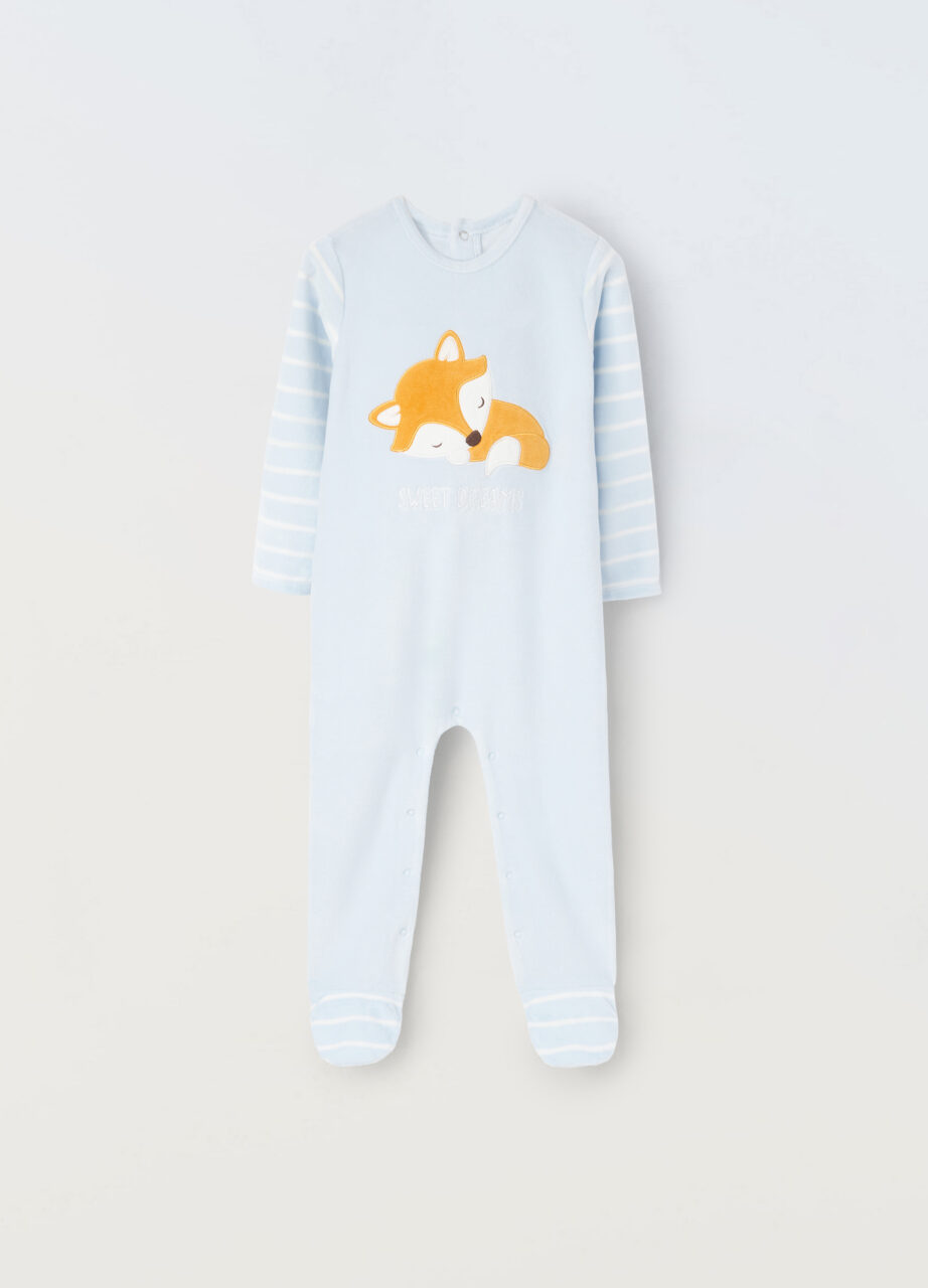 Komplet od velura za novorođenčad