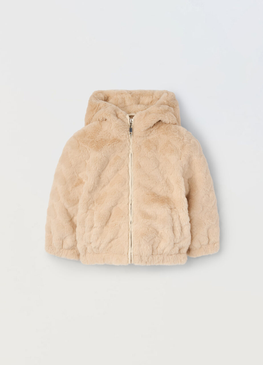 Jakna od ekološke umjetne kože za novorođenčad