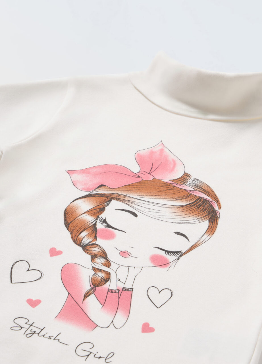 Alternative view of Rolka od interloka od čistog pamuka za djevojčice