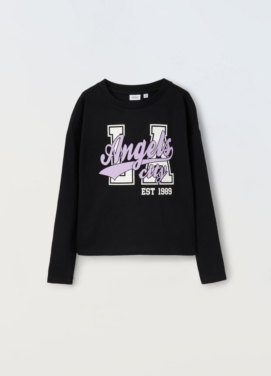 Majica od pamučnog jersey za djevojčice